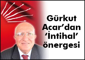Gürkut Acar’dan ‘İntihal’ önergesi